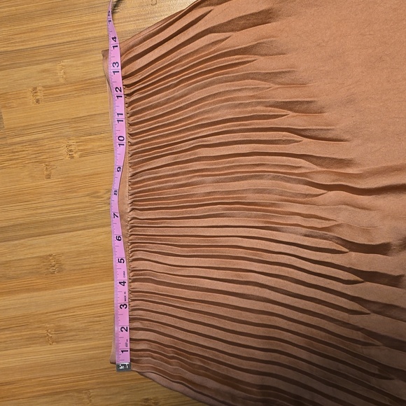 Vince 00 polyester pleated top midi skirt - Picture 4 of 6